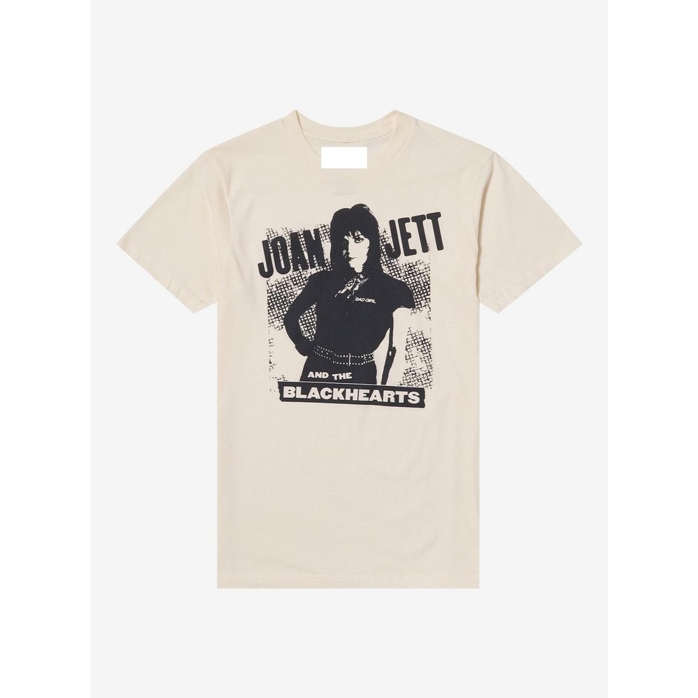 Joan Jett And The Blackhearts Portrait Relaxed Fit Girls T-Shirt Natural